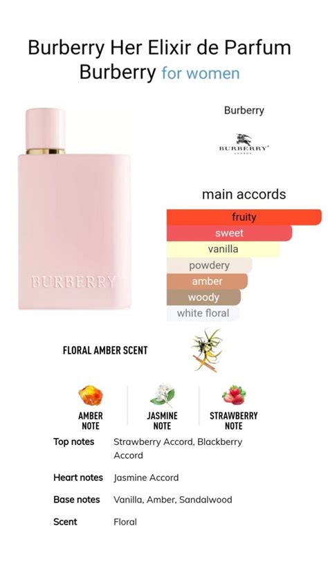 burberry perfume her notes|where to buy burberry her.